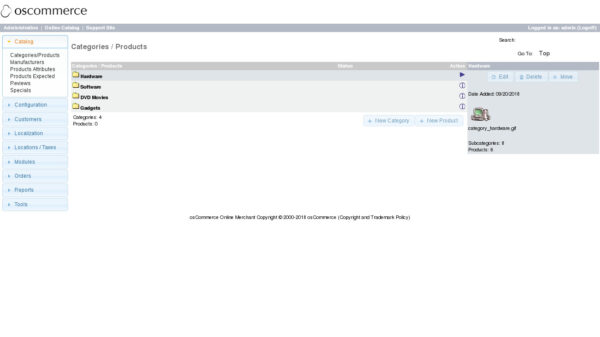 osCommerce — изображение 4